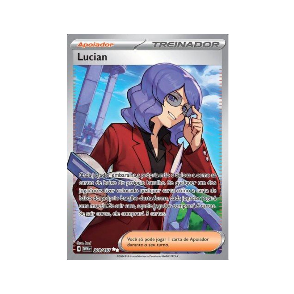 Lucian 208/167 in Portuguese Twilight Masquerade Pokémon TCG